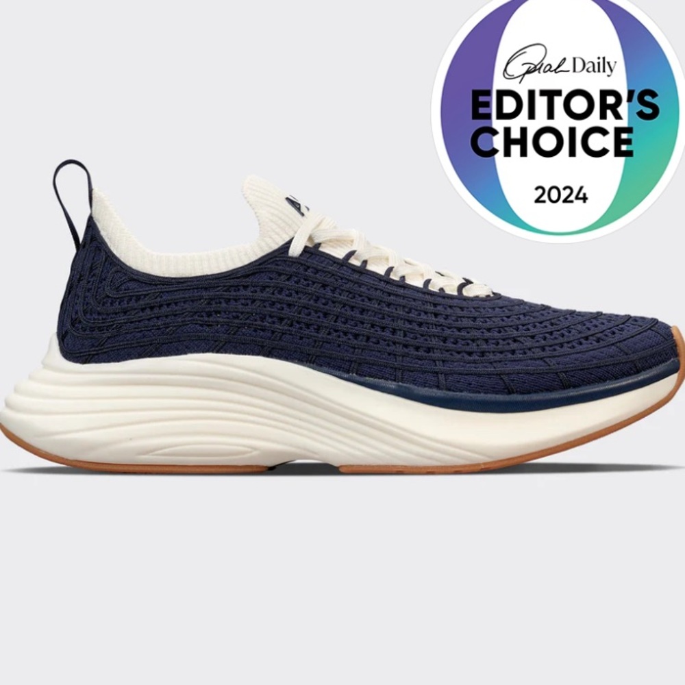 APL zipline techloom navy gum ivory sneakers 8.5